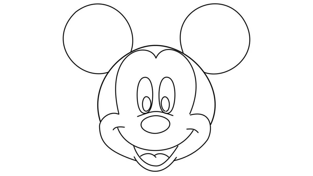 Mickey Mouse Head | Raw Draw by Gimme91 on DeviantArt