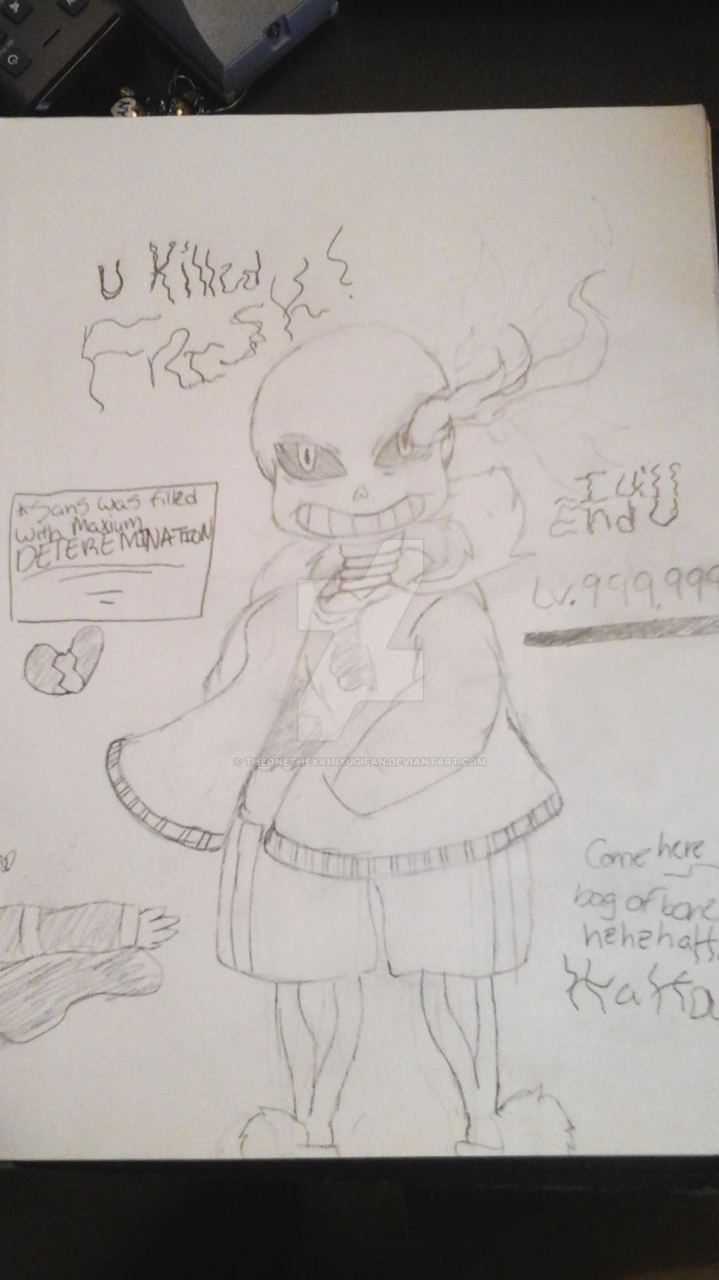 Frisk Getting Slaughtered Undertale U KILLED FRISK by theonetheyamiyugifan on DeviantArt