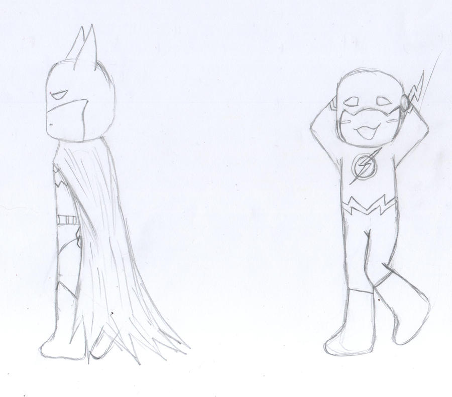 Batman and Flash by Lonesome-Dreamz on DeviantArt