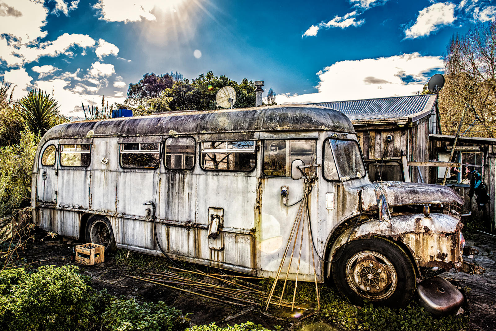 Grungy bus