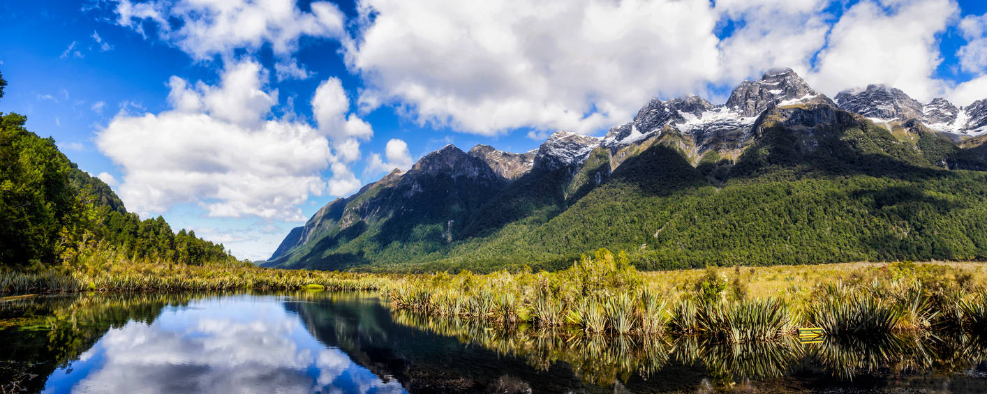 Mirror lakes panorama