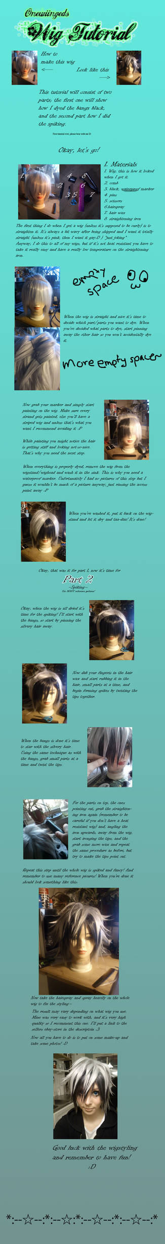 Tutorial: Wig dyeing and spiking
