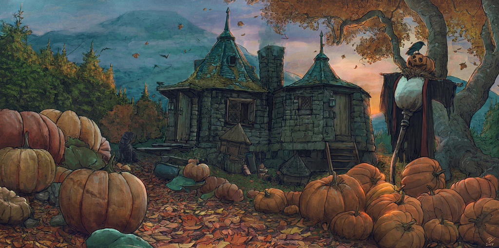 Hagrid's Hut-Harry Potter FanArt-17