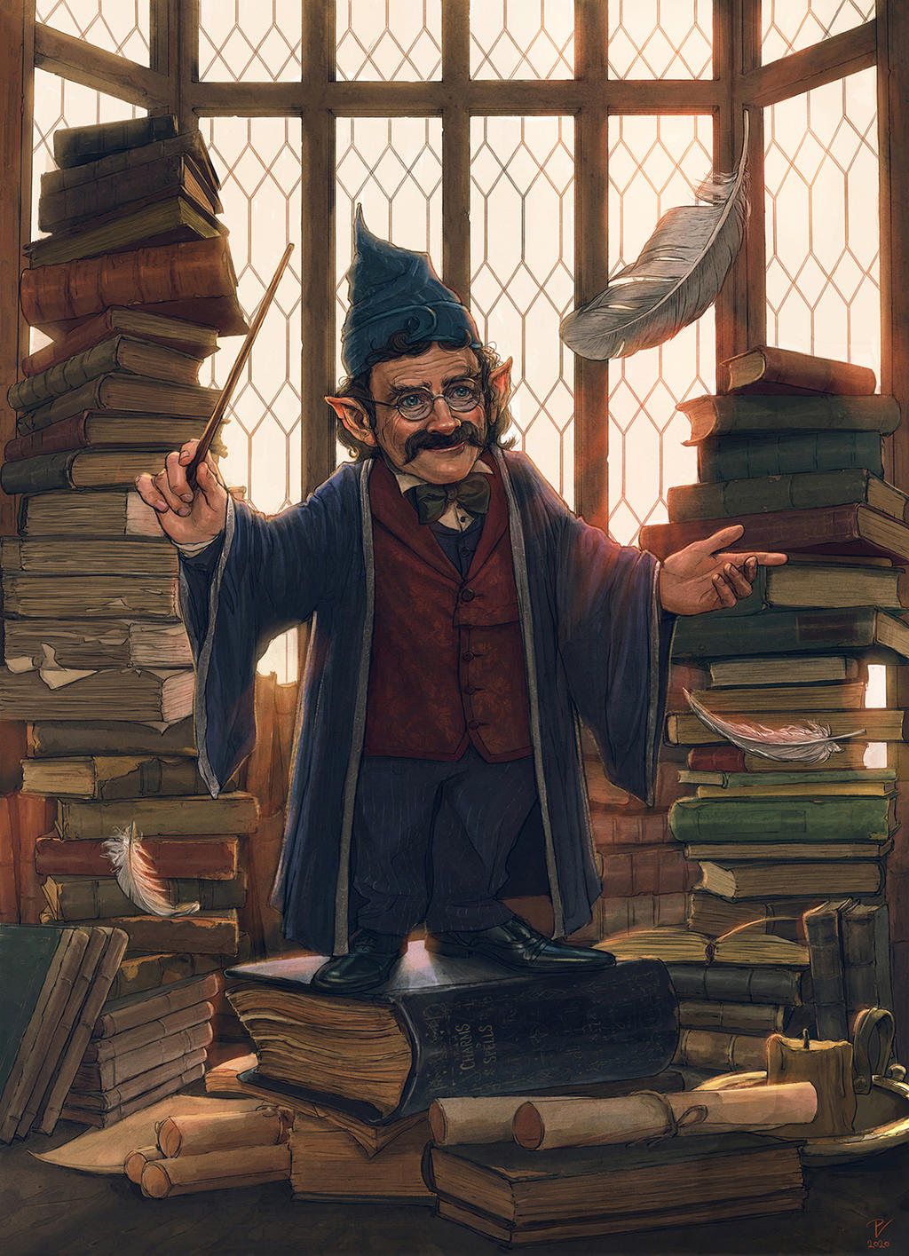 Professor Filius Flitwick-FanArt by VladislavPantic on DeviantArt