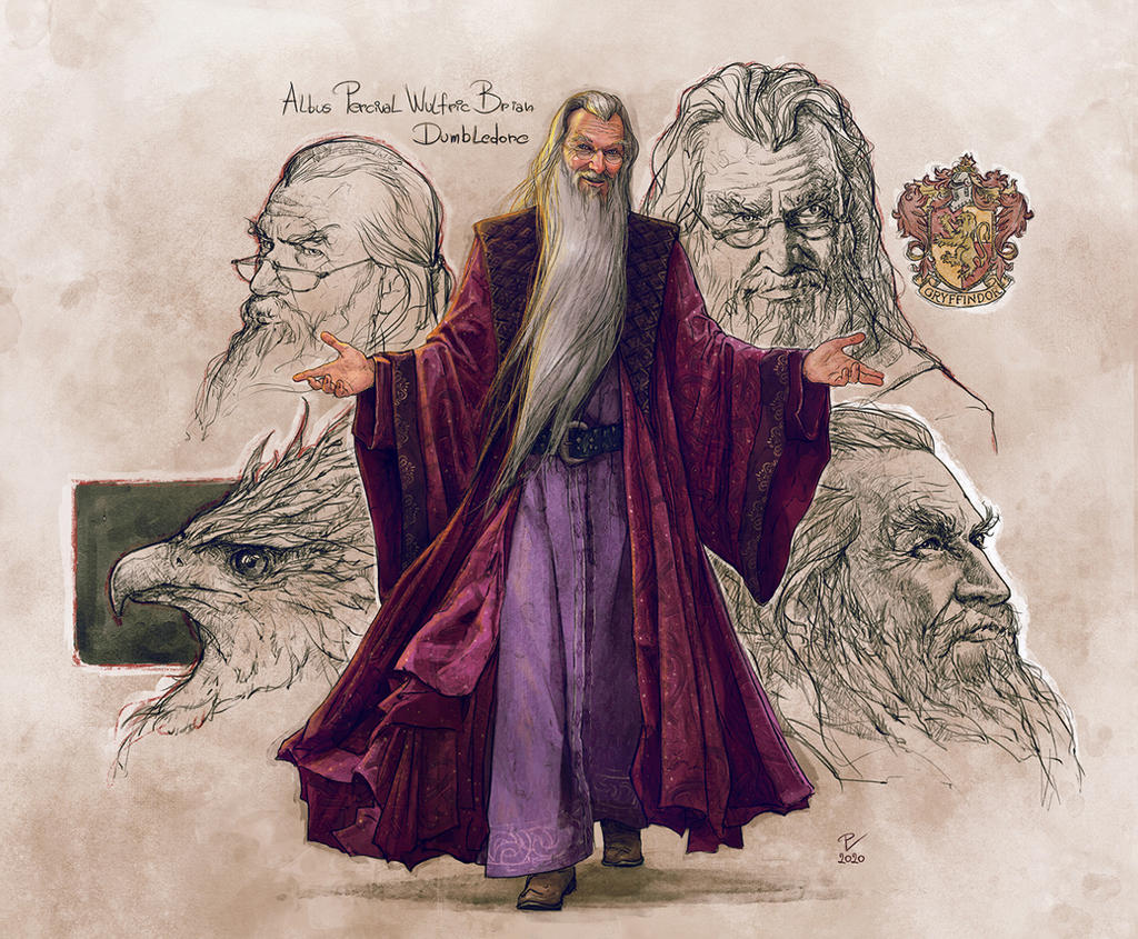 Albus DumbledoreSketchFanArt by VladislavPantic on DeviantArt