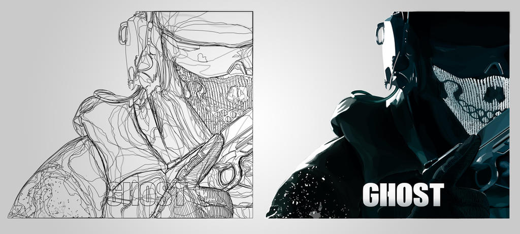 Ghost Codanimated COD Ghost Ilustration by amadigital on DeviantArt