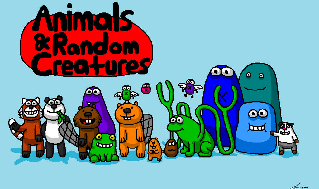 Animals and Random Creatures group shot by PrincessNurIman1 on DeviantArt