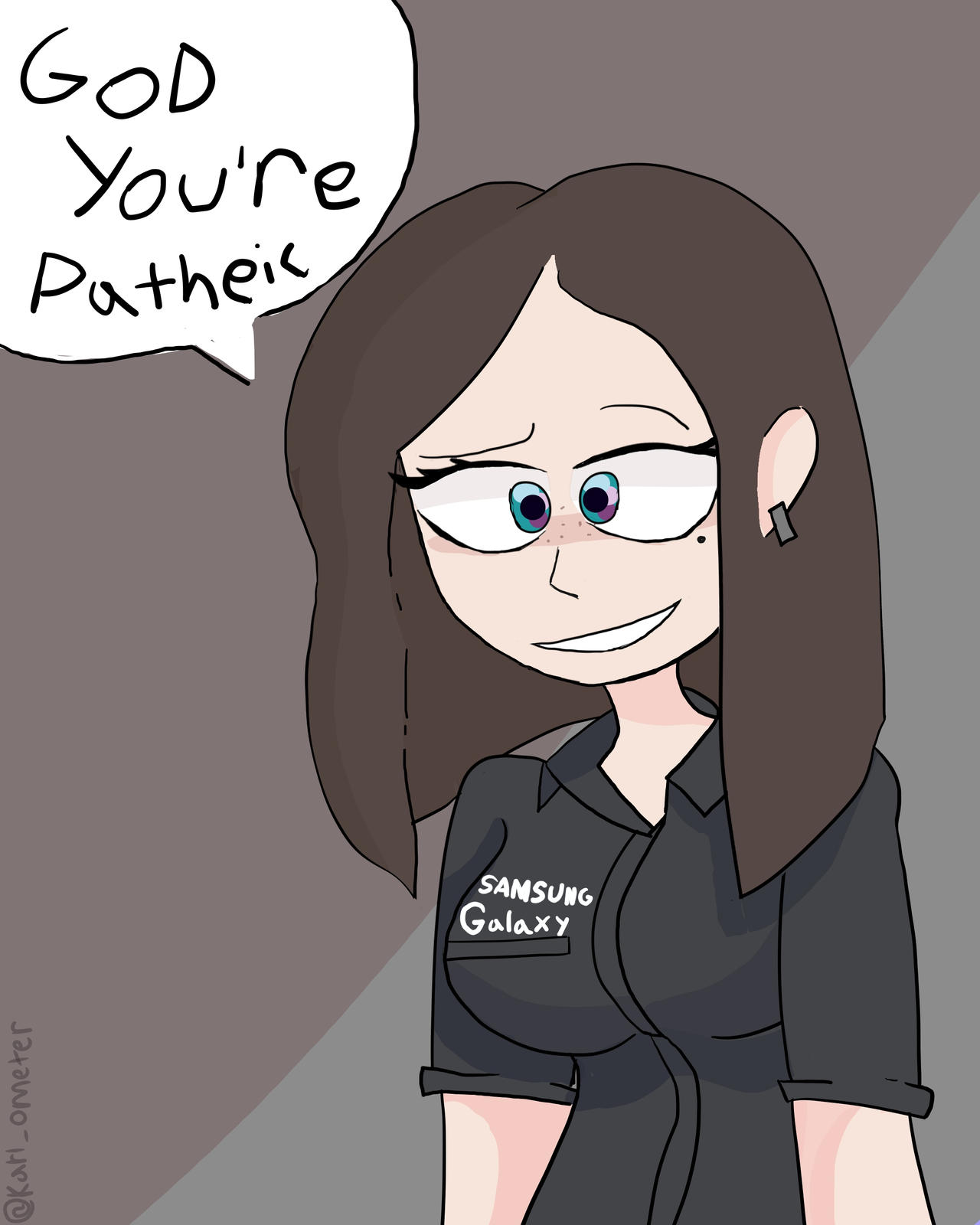 Samsung Girl By Karlometer On Deviantart Samsung Girl By Karlometer On Deviantart