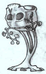 Cup skull