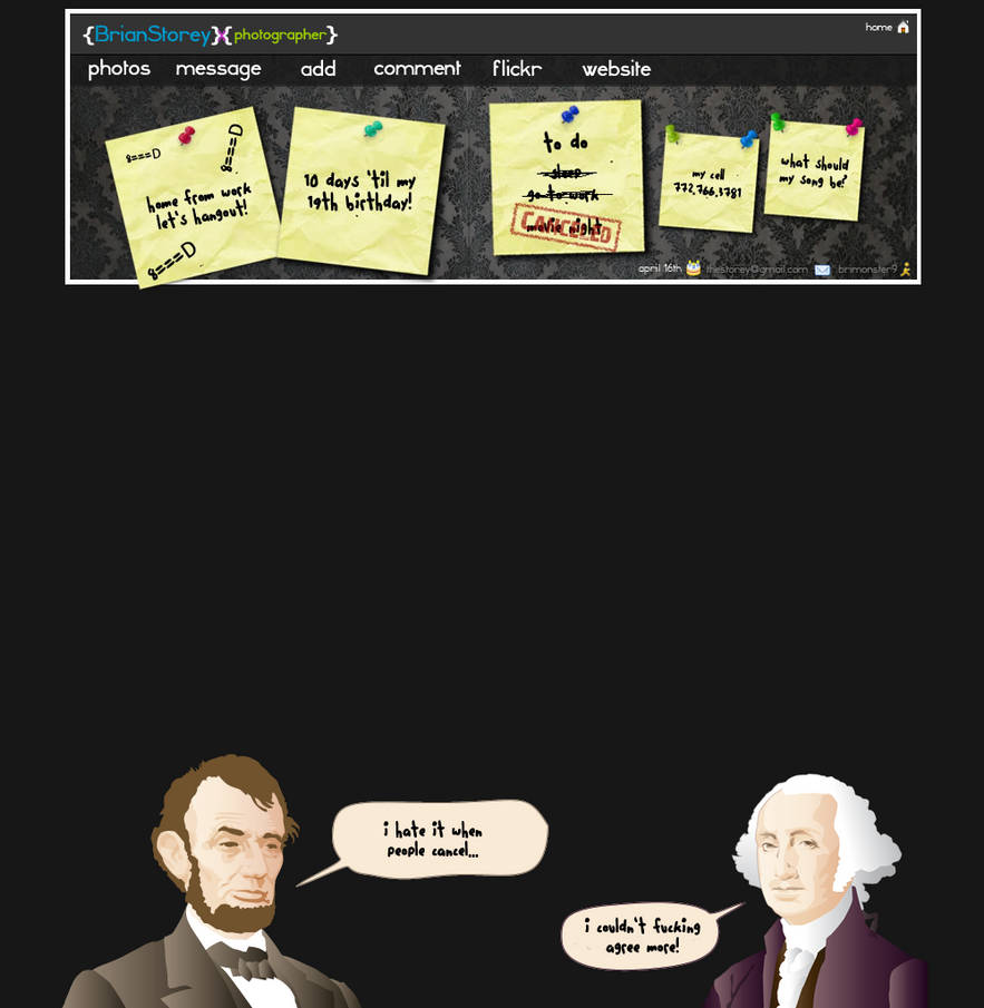 Myspace Layout by thestorey on DeviantArt