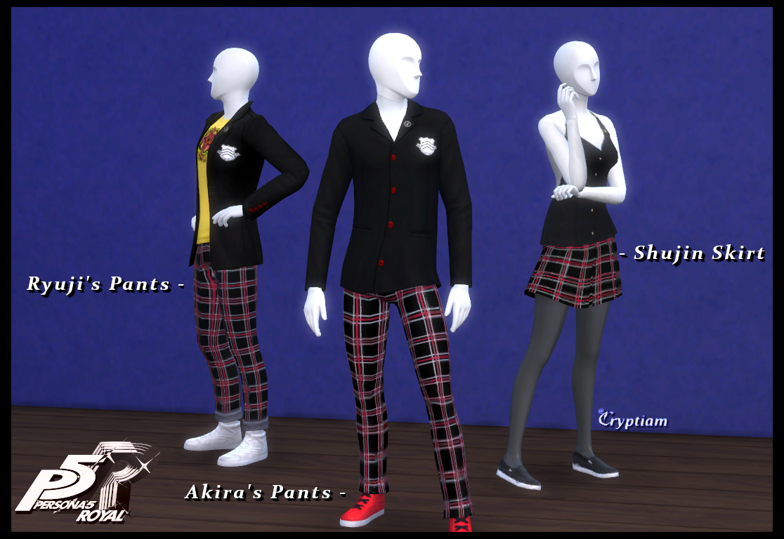 Ts4 Cc Persona 5 Shujin Pants Skirt Pack Dl By Cryptiam On Deviantart Ts4 Cc Persona 5 Shujin Pants Skirt Pack Dl By Cryptiam On Deviantart