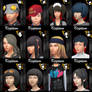 Sims 4 CC - Persona 5: Hairstyles Pack #1