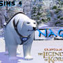 Sims 4 - The Legend of Korra: Naga deco cc