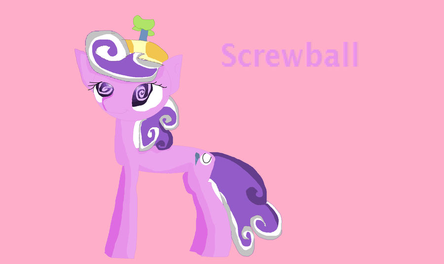 Raspberry Ripple Screwball Screwball by MlpFimBrony on DeviantArt