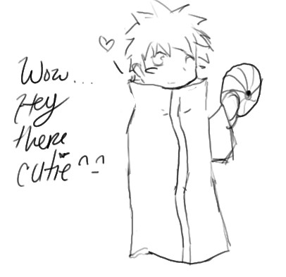 Tobi thinks you're cute