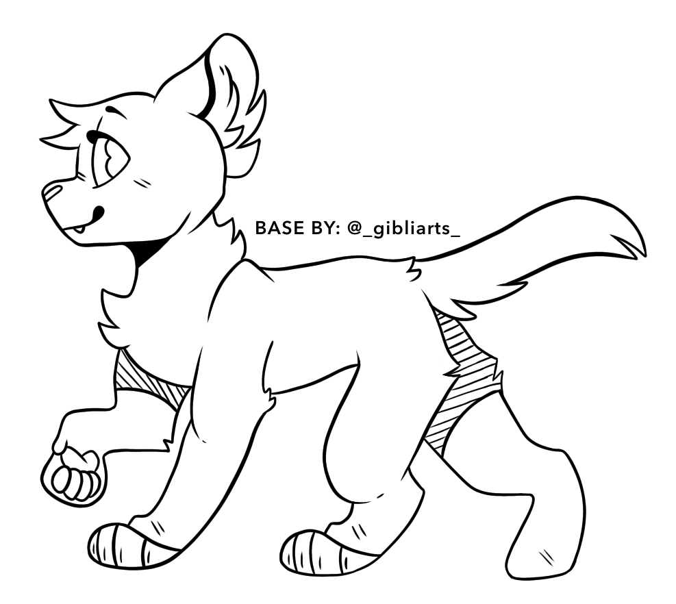 pics Free To Use Furry Art Base Cat free to use furry feral cat base by