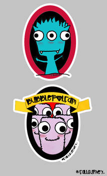 Sticker Bubblepol and Luke