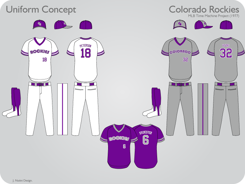 Colorado Rockies Unis 1977