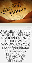 Wayang Nouve, Typeface Design