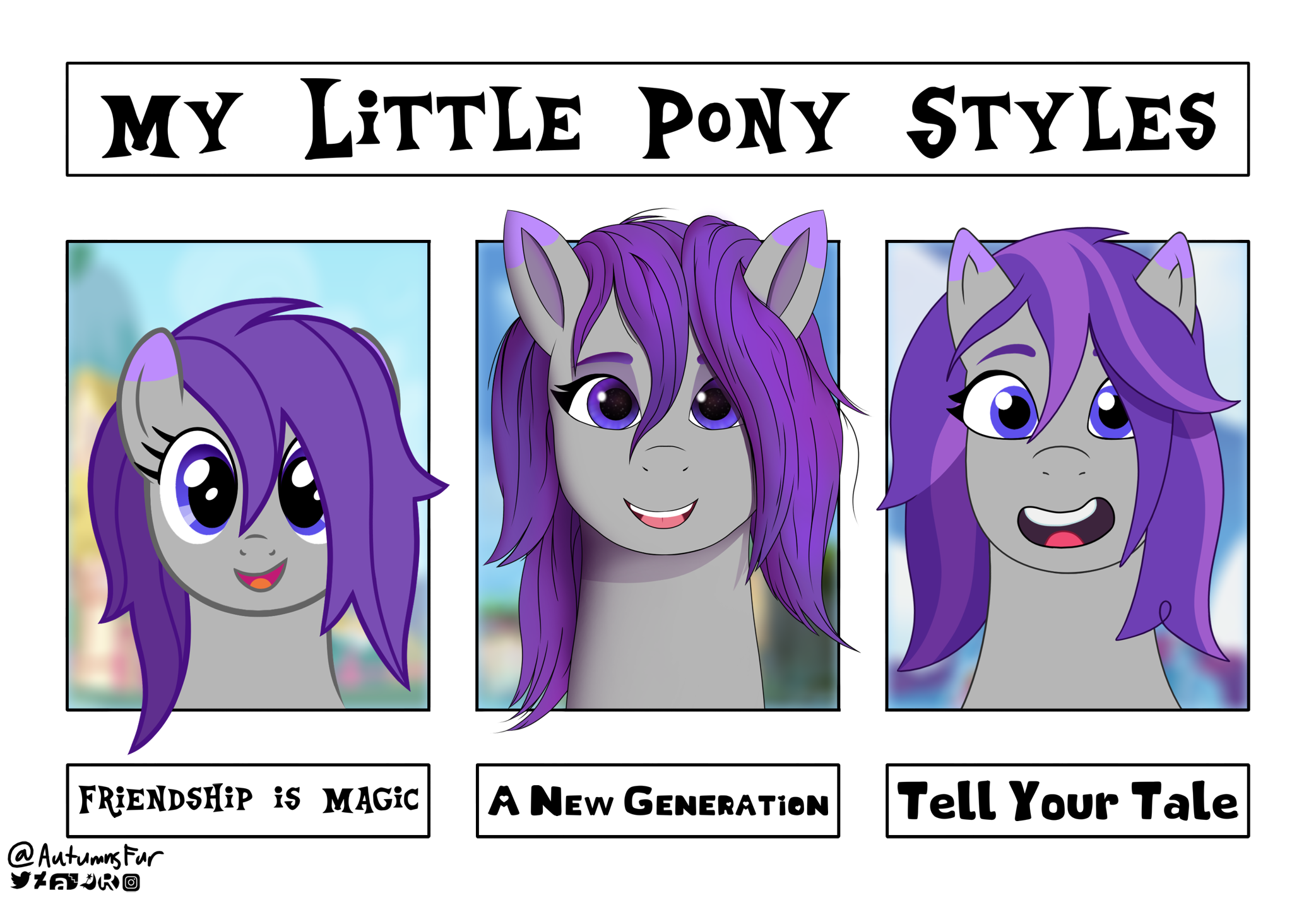 MLP Styles by AutumnsFurArt on DeviantArt