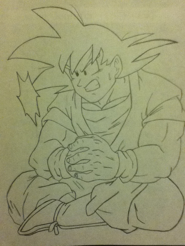 frustruated Goku