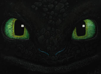 Toothless green fury