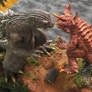 Godzilla VS Baragon WK 3