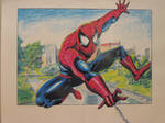 Spiderman in Downtown Omaha by Legrandzilla