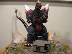 Space Godzilla Diorama by Legrandzilla