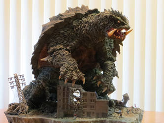 Kaibutsuya Nightmare Gamera Diorama Finished 1