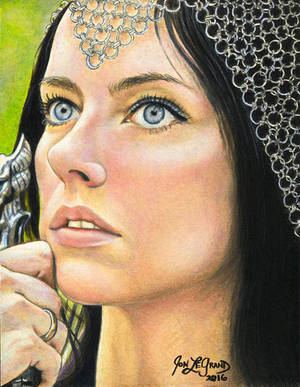 Madormidera Maria as Joan of Arc by Legrandzilla