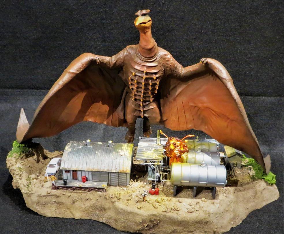 Volks Jr Rodan 56 Diorama Finished! by Legrandzilla on DeviantArt
