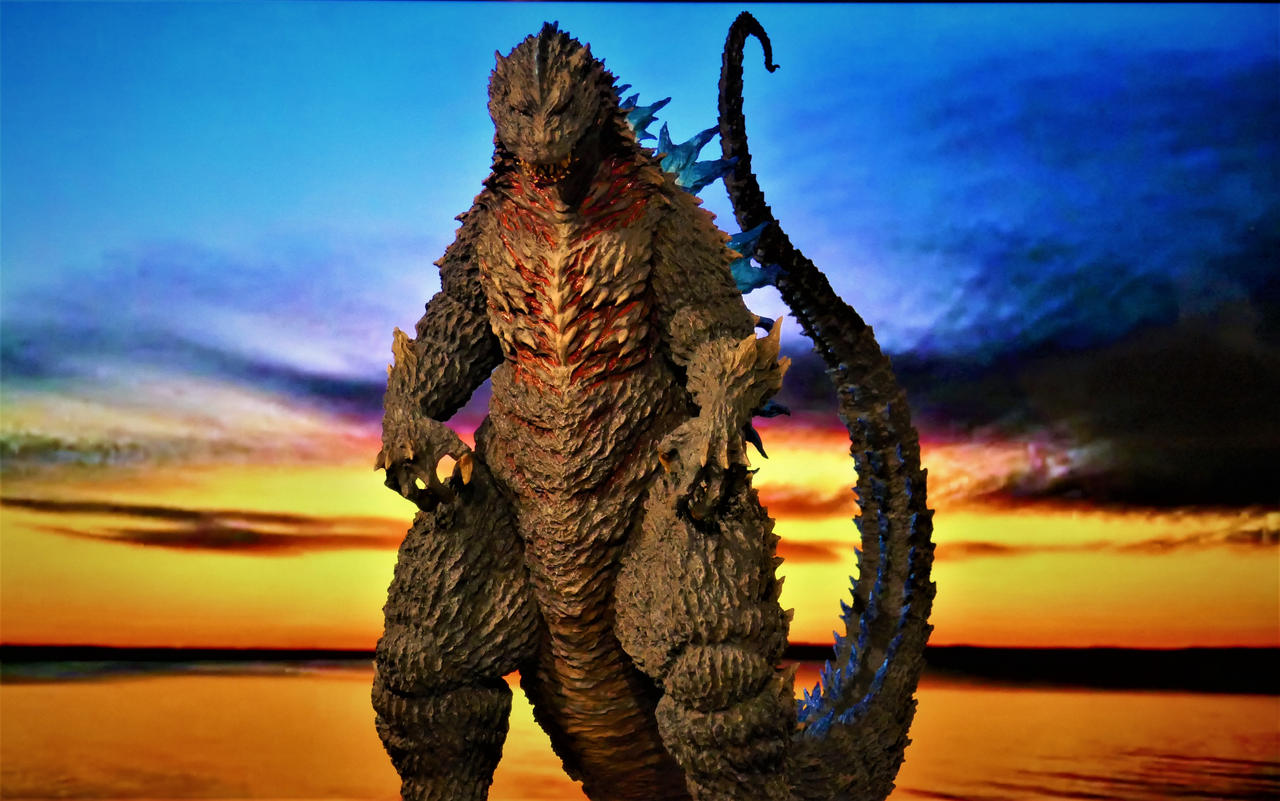 Spring Godzilla Sunset on Godzilla by Legrandzilla on DeviantArt