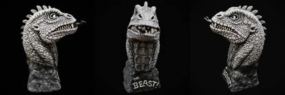 Mick Wood Rhedosaurus Bust with Cop Commission