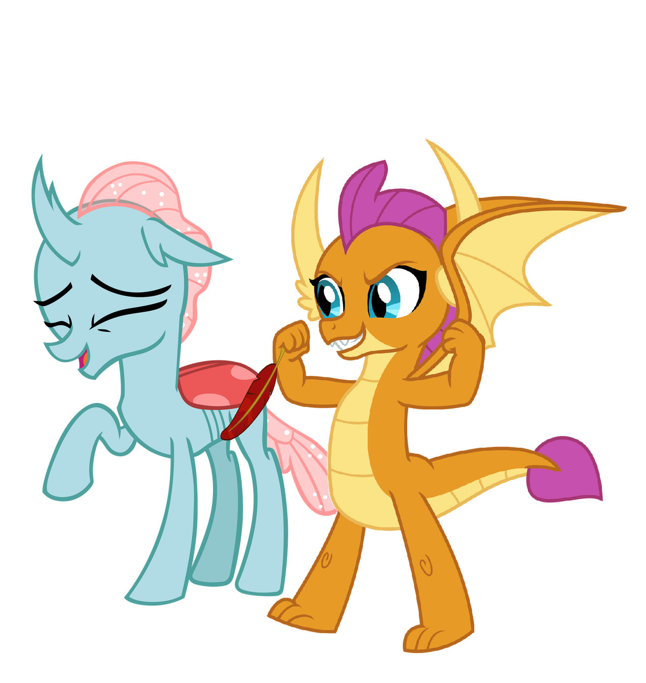 You Ticklish, Ocellus? by Diana173076 on DeviantArt