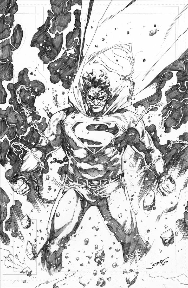 Superman_Unchained_pinup sample