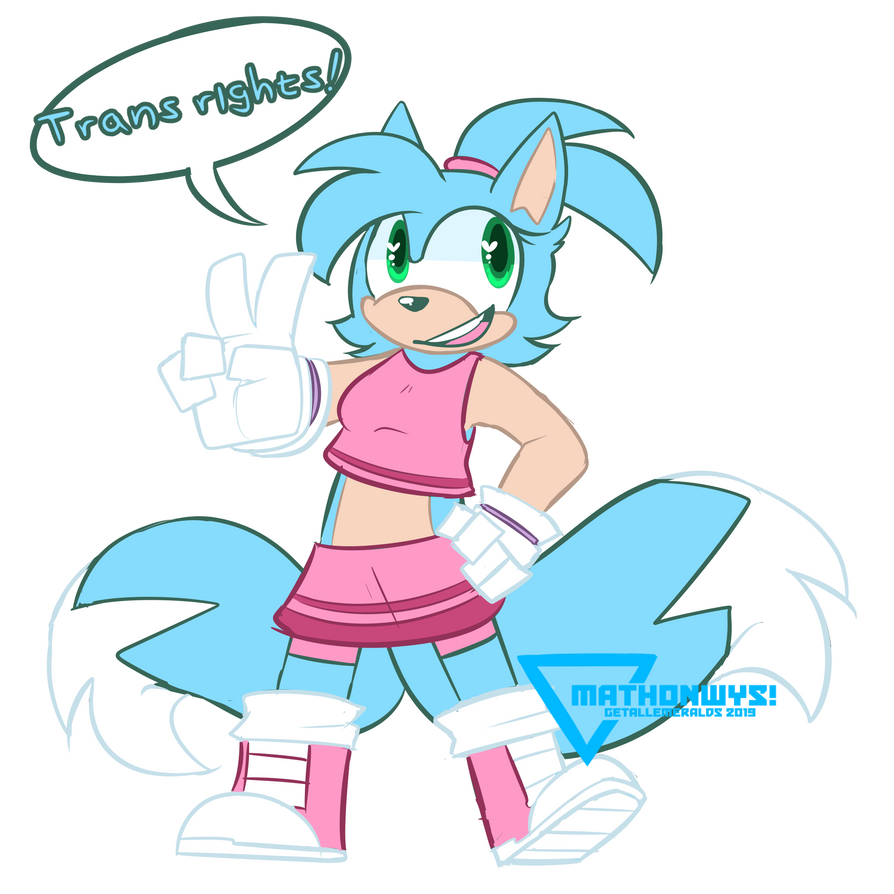 Sml Trans Rights SNT says Trans Rights! by mathonwys on DeviantArt