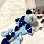 Cute Blue Baby Dragon Crochet