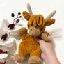 Mini Highland Cow Crochet Amigurumi