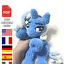 Trixie Snuggler. MLP. Pattern. Crochet. Amigurumi