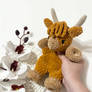 Mini Highland Cow Crocheted By Me