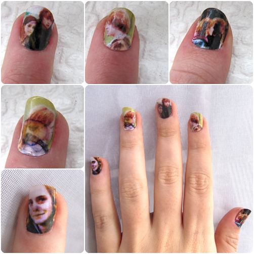 Ron x Hermione Nail Art