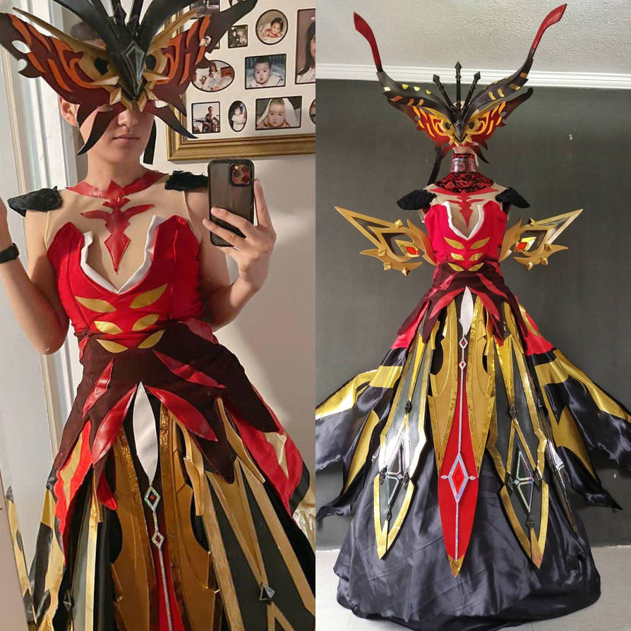Genshin Impact La Signora Crimson Witch of Flames by aishicosplay on ...