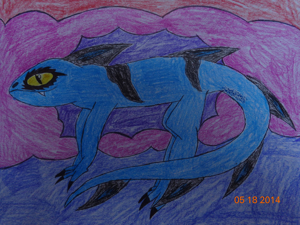 My Glacier Lizard OC Keiko by Viper-berry on DeviantArt