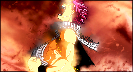 Natsu Dragneel Smudge Signature