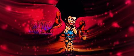Afro Luffy Signature by DeathB00K