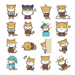 Anicon - Animal Complex - Cat Sticker