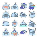 Anicon - Animal Complex - Sheep Sticker by muhoho-seijin