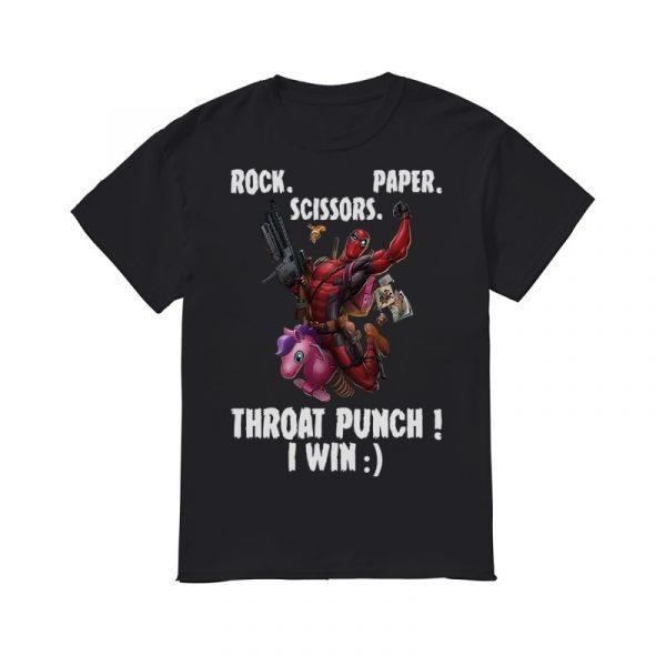 Deadpool Rock Paper Scissors throat punch I win sh by Homieshirts on ...
