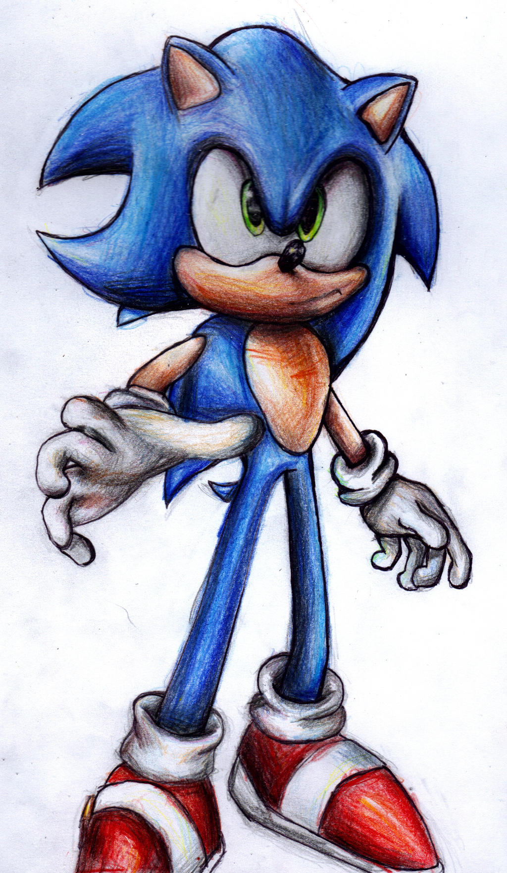BAD Sonic Pencil Drawing by supersonicartdrawer on DeviantArt